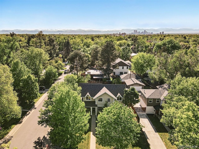 751 Poplar St, Denver, CO 80220 - drone / aerial view of a heavily wooded area