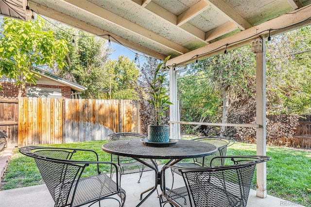 view of patio / terrace