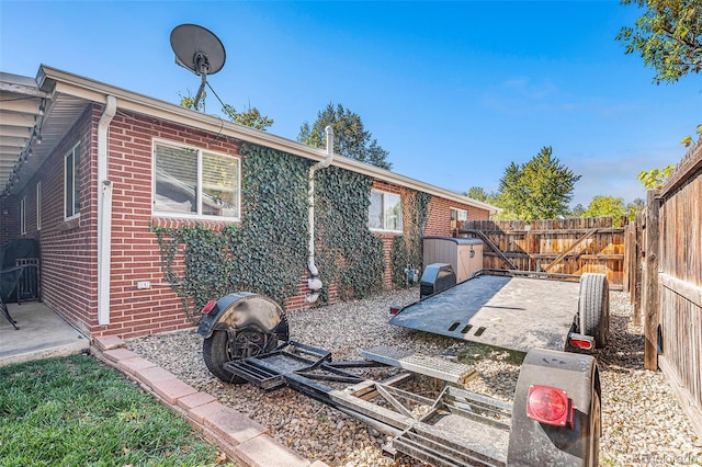 exterior space with a patio area