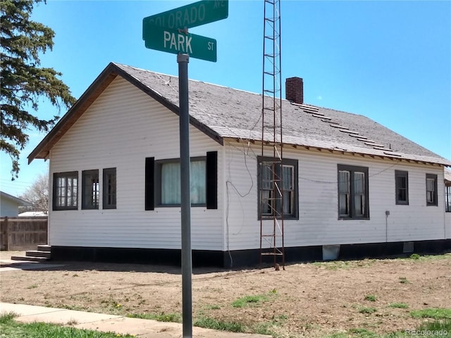 view of side of home