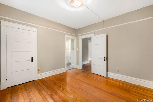 130 S Humboldt St, Denver, CO 80209 - unfurnished room featuring light wood-style flooring and baseboards