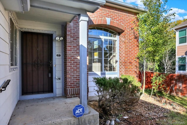 view of property entrance