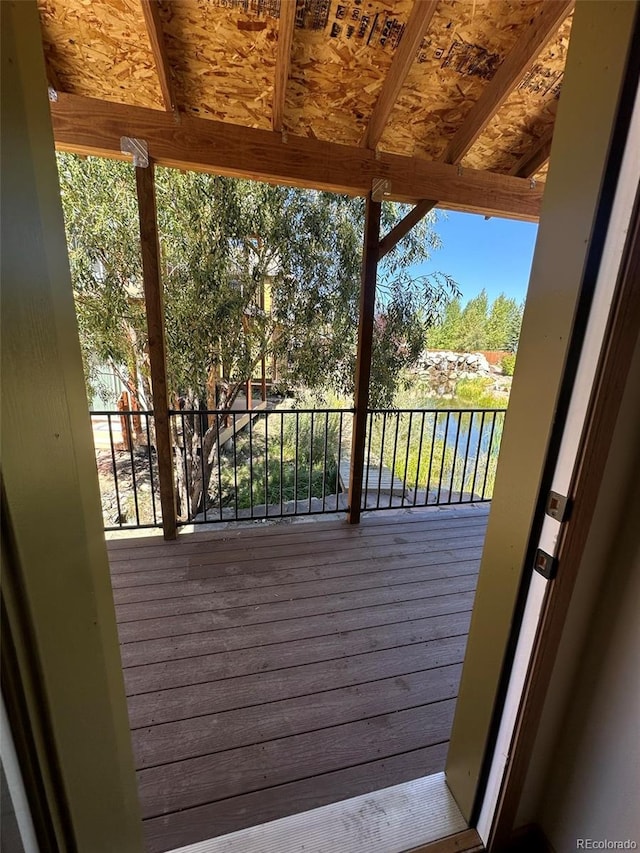 view of deck