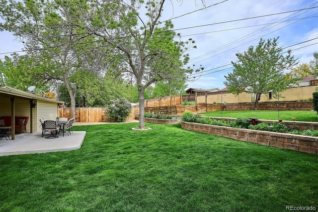 6410 Independence Way, Arvada, CO 80004 - view of yard with a patio