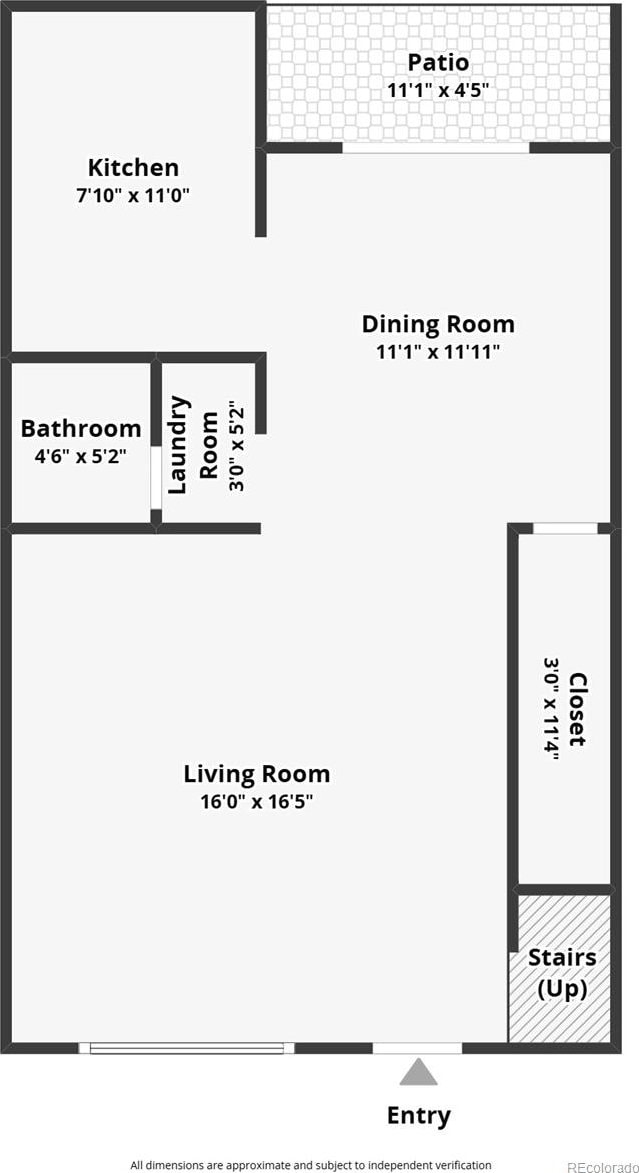3855 S Monaco St Unit 177, Denver, CO 80237 - home floor plan