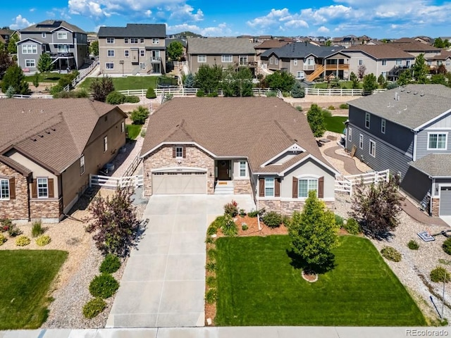 5865 Clover Ridge Cir, Castle Rock, CO 80104 - aerial view of residential area