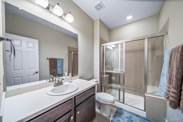 5865 Clover Ridge Cir, Castle Rock, CO 80104 - bathroom with a shower stall and vanity