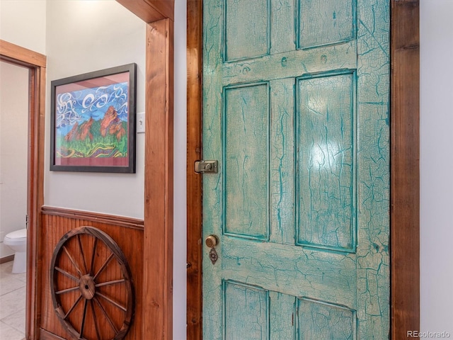 274 N Willow St, Crestone, CO 81131 - detailed view of wainscoting and wooden walls