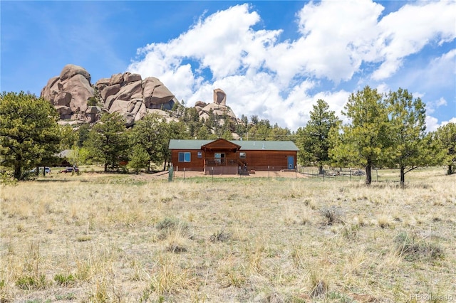 874 Hackamore Dr, Florissant, CO 80816 - view of mountain background