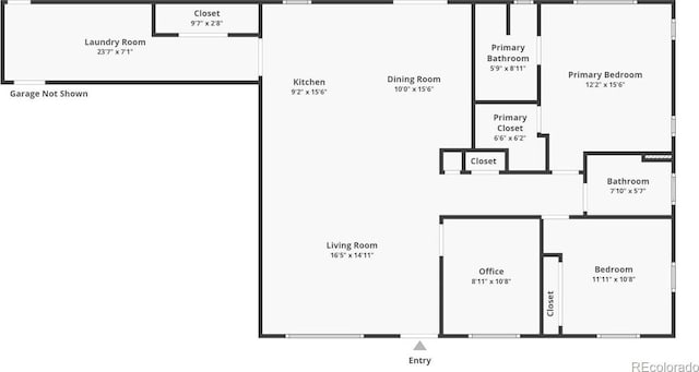 874 Hackamore Dr, Florissant, CO 80816 - property floor plan