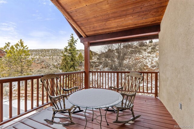 11 Hackamore Rd Unit B, Edwards, CO 81632 - view of deck