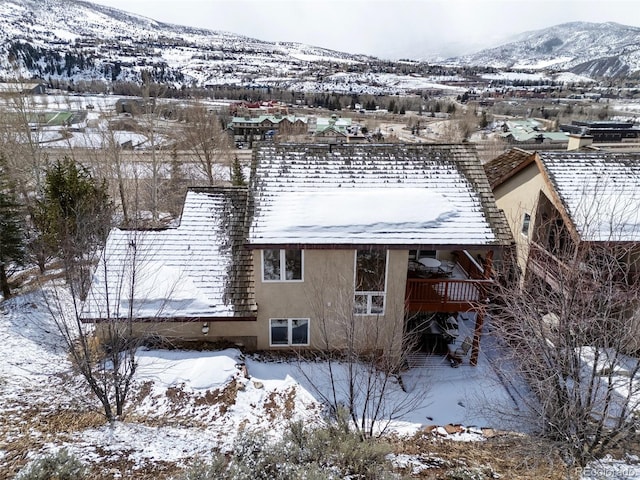 11 Hackamore Rd Unit B, Edwards, CO 81632 - snowy aerial view featuring a mountain view