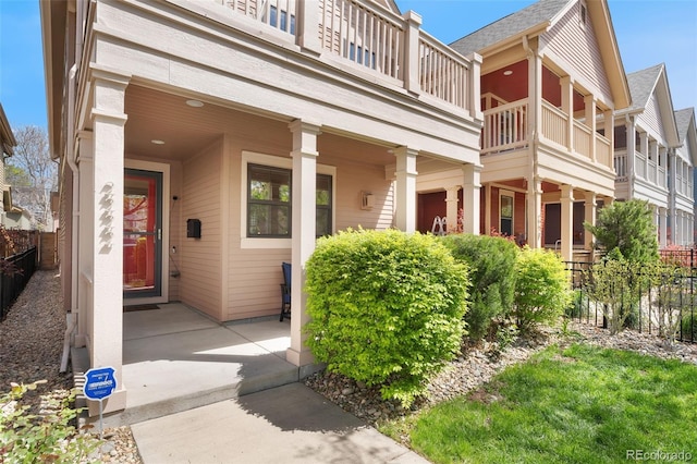 2222 N Washington St, Denver, CO 80205 - view of exterior entry with roof with shingles