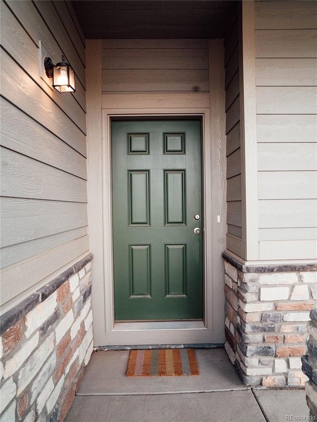 view of entrance to property