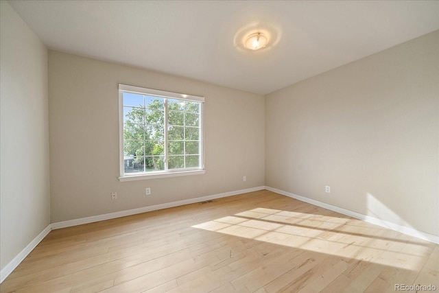 9602 Indian Wells Dr, Lone Tree, CO 80124 - empty room with light wood-type flooring and baseboards