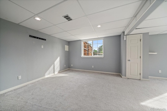 9602 Indian Wells Dr, Lone Tree, CO 80124 - below grade area featuring carpet and baseboards