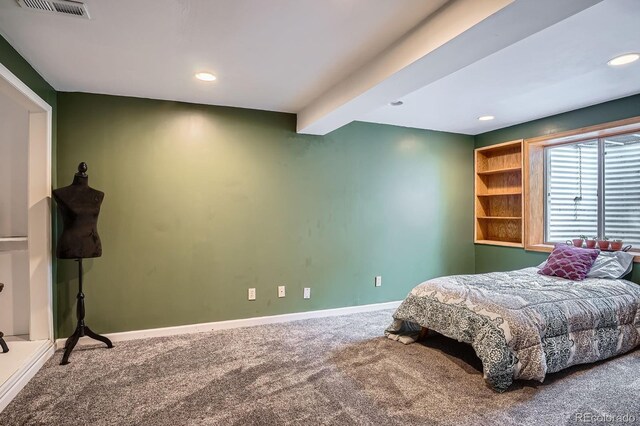 1851 S Marshall Cir, Lakewood, CO 80232 - bedroom with carpet, baseboards, and recessed lighting