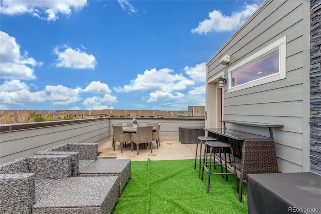 15843 E Broncos Pl, Englewood, CO 80112 - view of patio featuring outdoor dining space