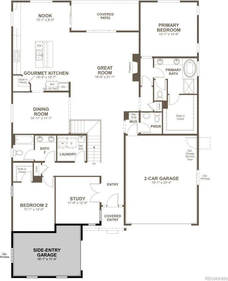 2610 Bitterroot Pl, Highlands Ranch, CO 80129 - view of property floor plan