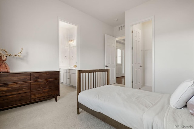 5693 Missoula Trl, Castle Rock, CO 80108 - bedroom featuring light colored carpet and ensuite bath
