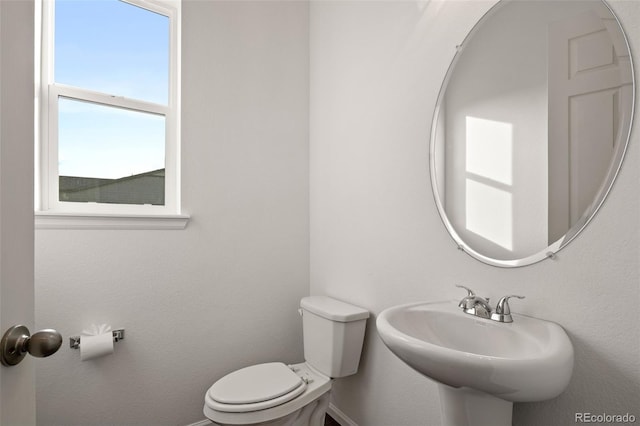 5693 Missoula Trl, Castle Rock, CO 80108 - half bathroom featuring a sink and toilet