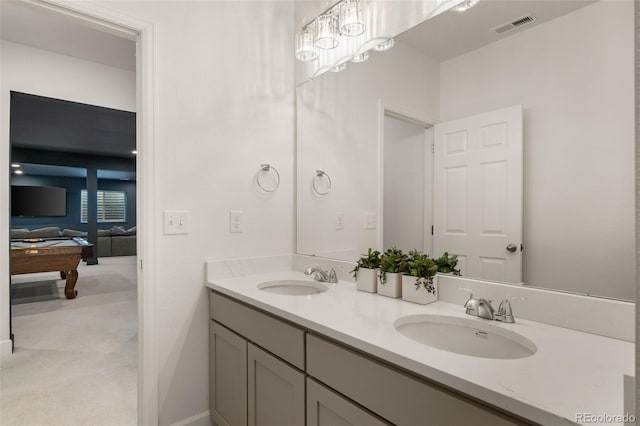 5693 Missoula Trl, Castle Rock, CO 80108 - full bath with double vanity and ensuite bath