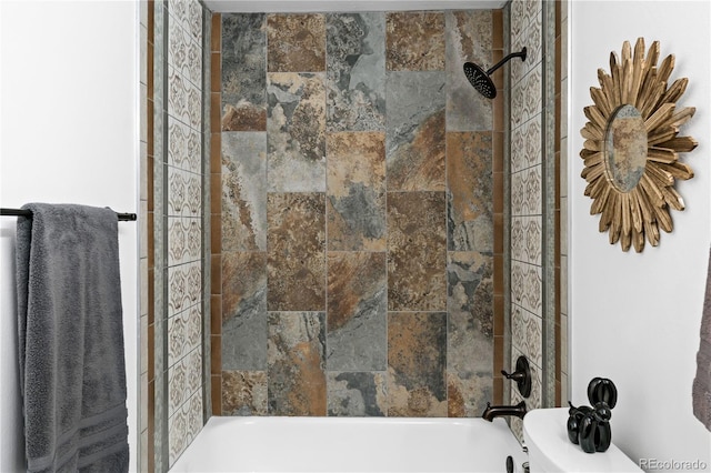 full bath with bathtub / shower combination