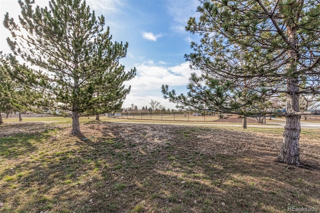 view of property's community with a rural view