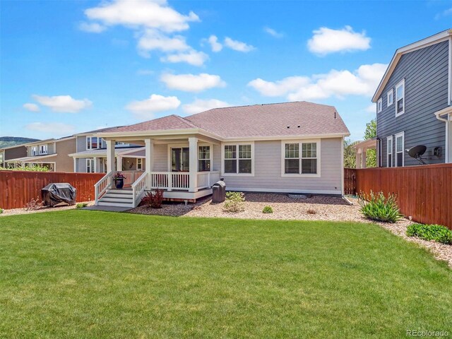 6174 Flattop St, Golden, CO 80403 - rear view of house featuring roof with shingles