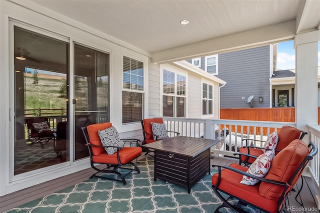 6174 Flattop St, Golden, CO 80403 - wooden deck featuring outdoor lounge area