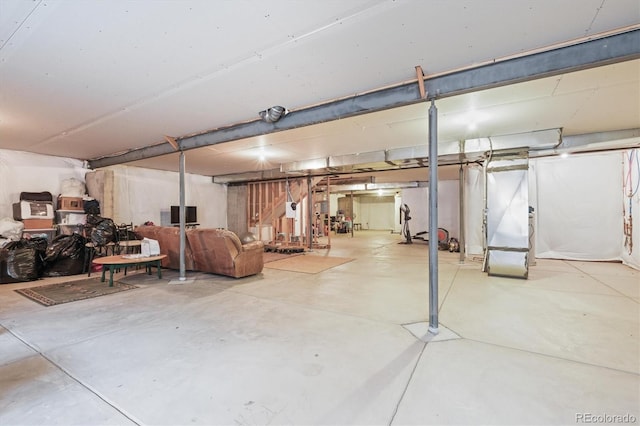 6174 Flattop St, Golden, CO 80403 - view of unfinished below grade area