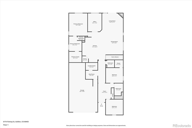 6174 Flattop St, Golden, CO 80403 - property floor plan