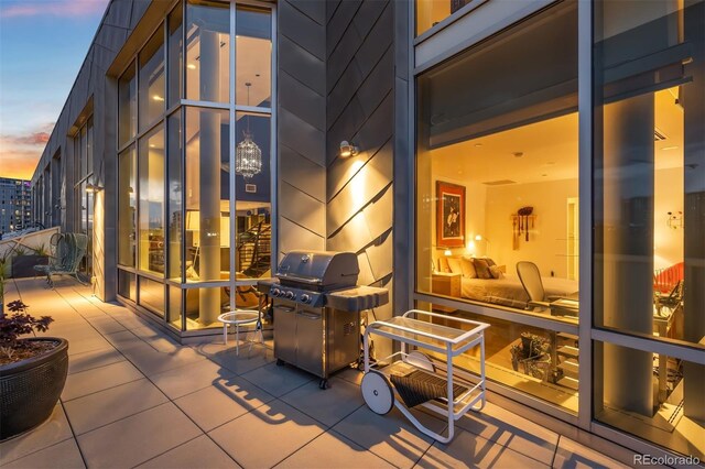 55 W 12th Ave Unit 608, Denver, CO 80204 - view of patio / terrace with a grill