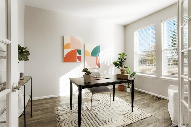 6041 N Orleans St, Aurora, CO 80019 - office featuring wood finished floors and baseboards