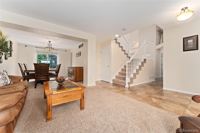 1825 Cooper Ct, Castle Rock, CO 80109 - living area with stairs and baseboards