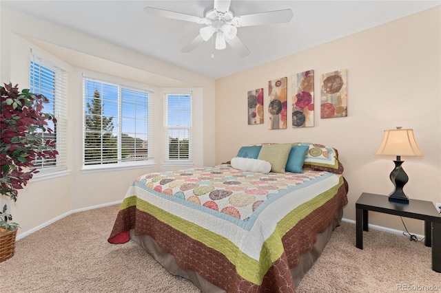 1825 Cooper Ct, Castle Rock, CO 80109 - carpeted bedroom featuring baseboards and ceiling fan