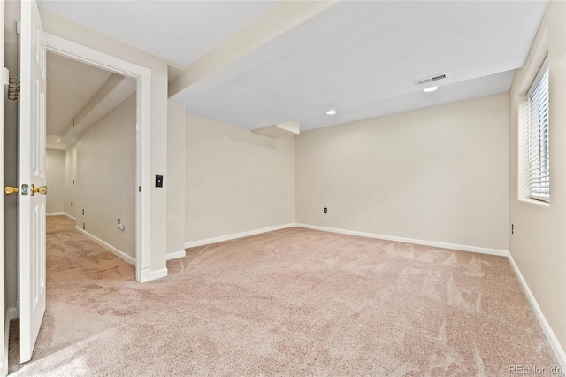 1825 Cooper Ct, Castle Rock, CO 80109 - below grade area featuring carpet flooring, baseboards, and recessed lighting