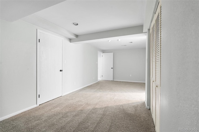 1740 S Ammons St Unit C, Lakewood, CO 80232 - empty room with carpet flooring, baseboards, and recessed lighting