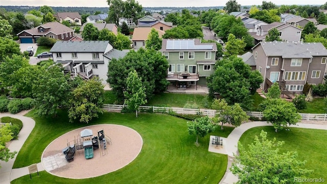 2214 E 101st Ave, Thornton, CO 80229 - aerial view of residential area with a recreational park