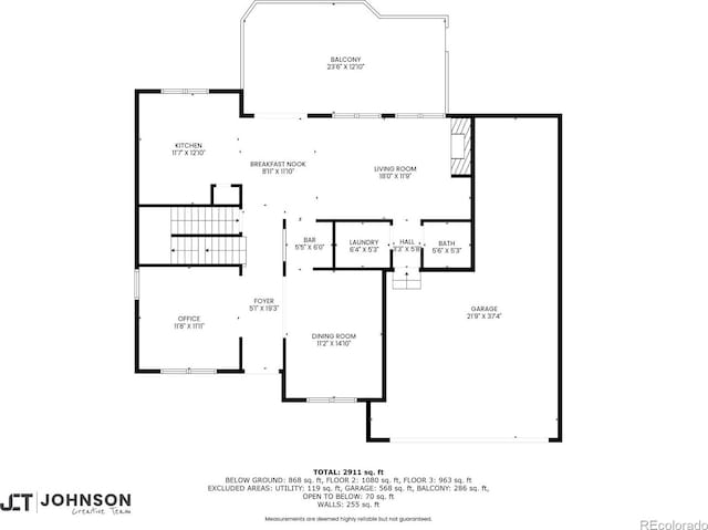 2214 E 101st Ave, Thornton, CO 80229 - view of property floor plan