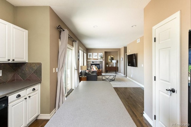 2214 E 101st Ave, Thornton, CO 80229 - hall featuring dark wood finished floors