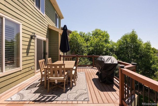 2214 E 101st Ave, Thornton, CO 80229 - deck with outdoor dining area