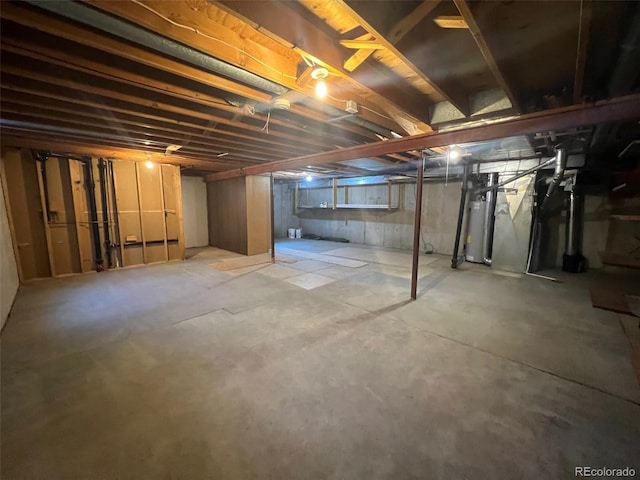 view of basement