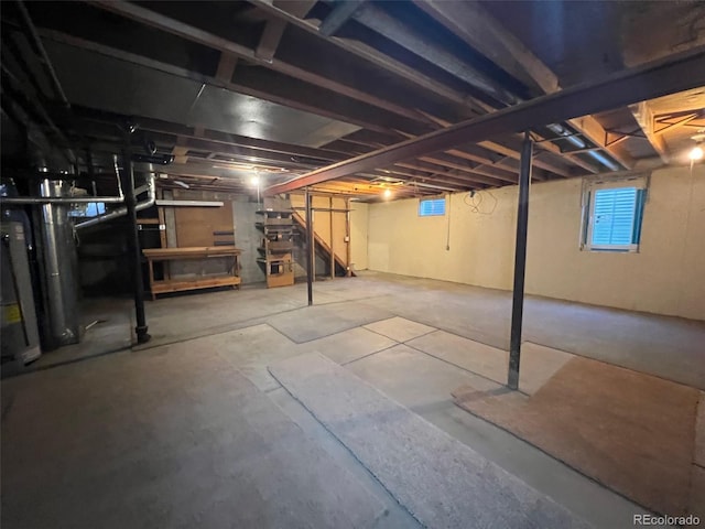 view of basement