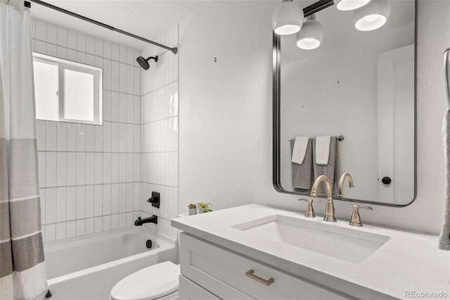 3545 Moorhead Ave, Boulder, CO 80305 - bathroom with shower / tub combo with curtain, vanity, and toilet