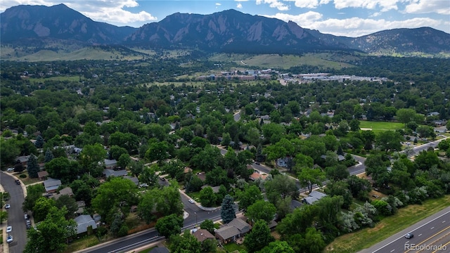 3545 Moorhead Ave, Boulder, CO 80305 - bird's eye view of a mountain backdrop