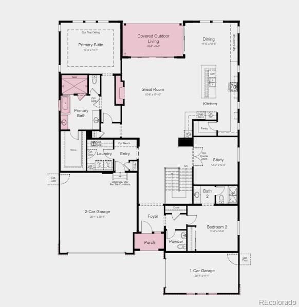 16655 W 93rd Pl, Arvada, CO 80007 - home floor plan