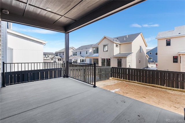 8858 Moonshimmer Trl, Littleton, CO 80125 - view of patio / terrace with a residential view