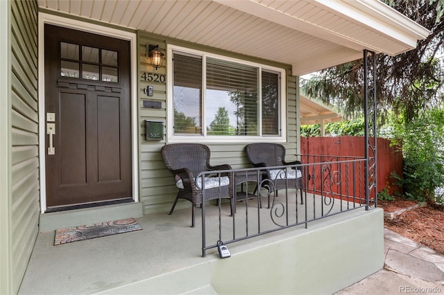 4520 S Delaware St, Englewood, CO 80110 - property entrance featuring covered porch