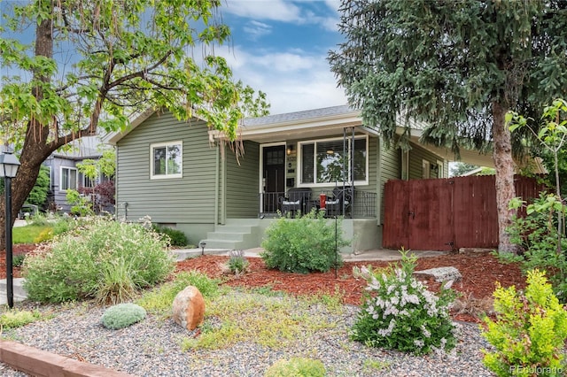 4520 S Delaware St, Englewood, CO 80110 - view of front of property with covered porch